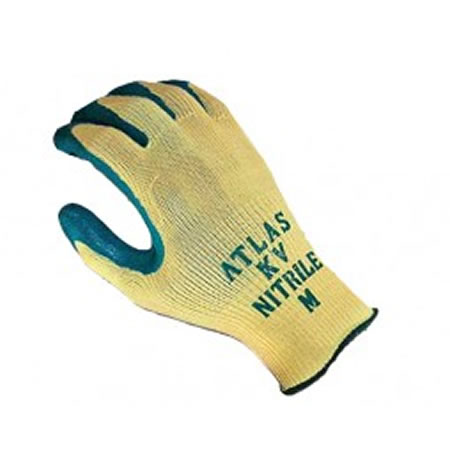 Atlas Fit Glove, Kevlar Shell, Nitrile Coated. 6 dozen.