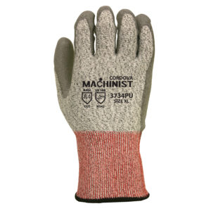 Machinist™ 13 ga, HPPE/Glass Fiber Shell PU Palm, 12 dz (image for) Machinist™ 13 ga, HPPE/Glass Fiber Shell PU Palm, 12 dz