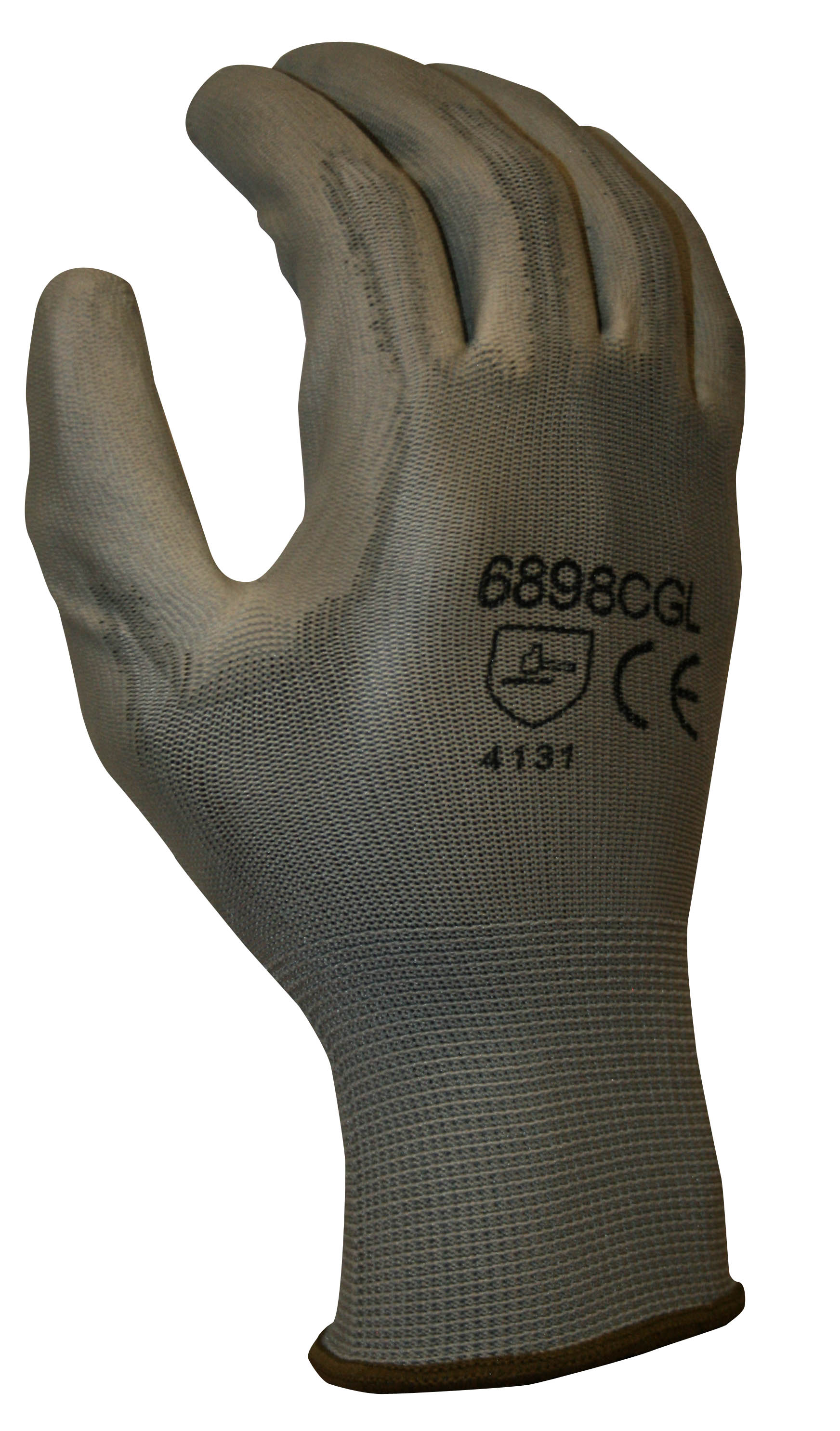 13 ga Gray Polyester/Gray PU coating, 12 dz (image for) 13 ga Gray Polyester/Gray PU coating, 12 dz