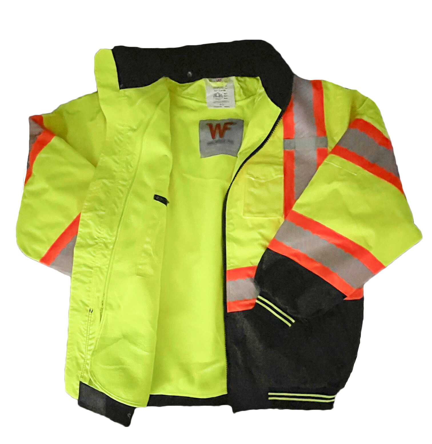 Designer Lime Bomber Jacket w/Fleece Liner S-6X (image for) Designer Lime Bomber Jacket w/Fleece Liner S-6X