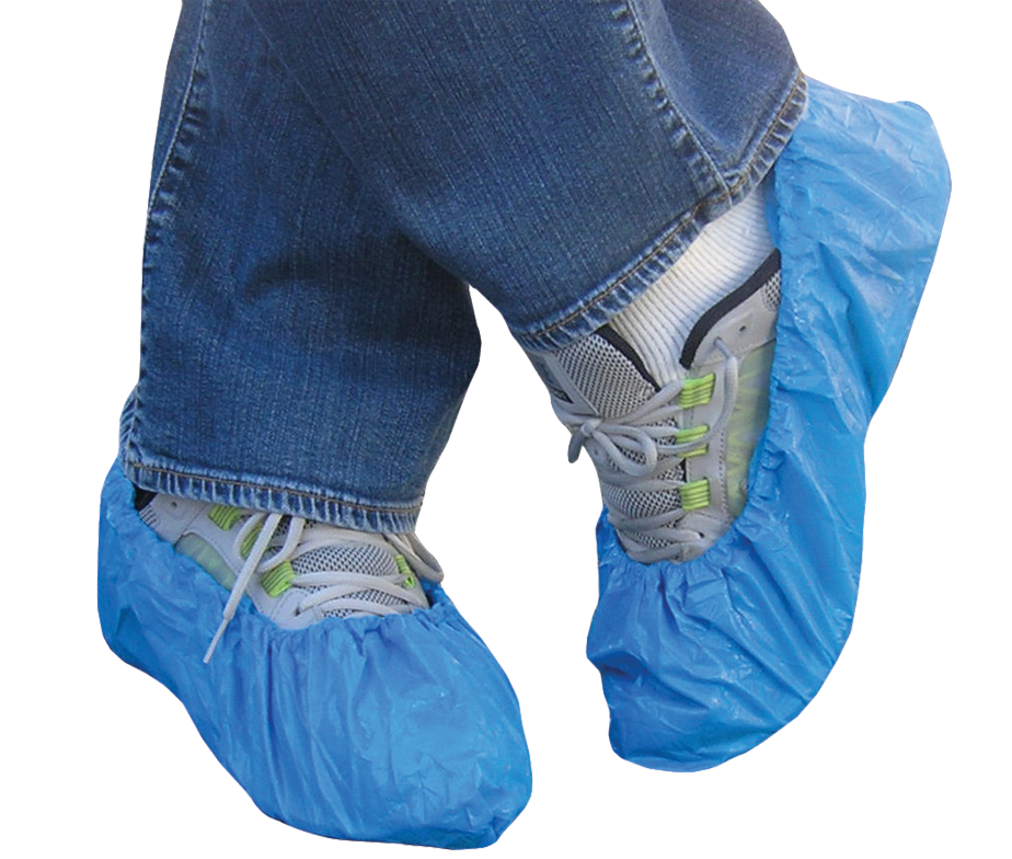 (image for) .055 mm Polyethylene(Cast PE)Shoe Covers XL-3X, 1000 ct embossed