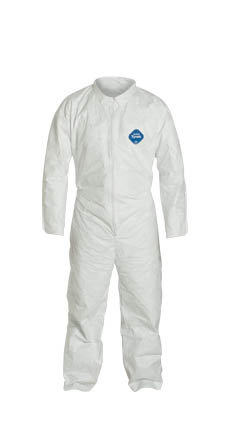 TYVEK120S Coveralls, Zipper Front, open wrist and ankles. 25 ct (image for) TYVEK120S Coveralls, Zipper Front, open wrist and ankles. 25 ct
