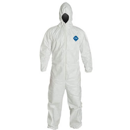 (image for) TYVEK 127 Coverall, Hood and elastic wrist and ankle, 25 ct