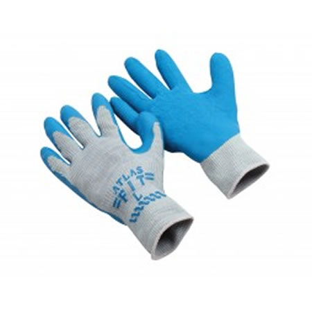 Atlas Fit 300, Blue Latex coated palms. 12 dozen.