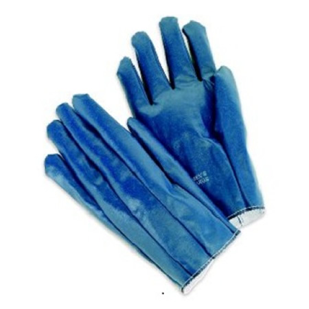 Cut & Sewn Nitrile Glove, interlock knit lining, slip on. 12 dz