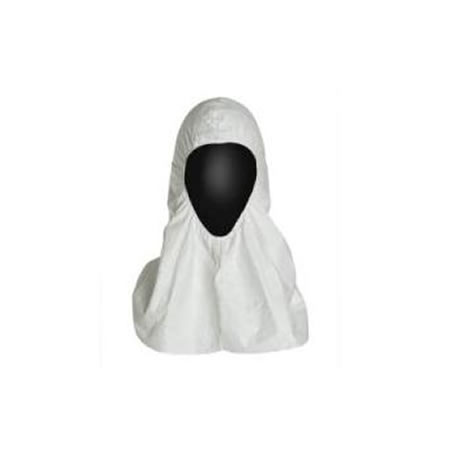 TYVEK pull over Hood, elastic face, Shoulder length. 100 ct